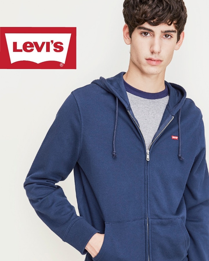 Campera Levis Classic Batwing Icon Zip de Hombre - Marathon